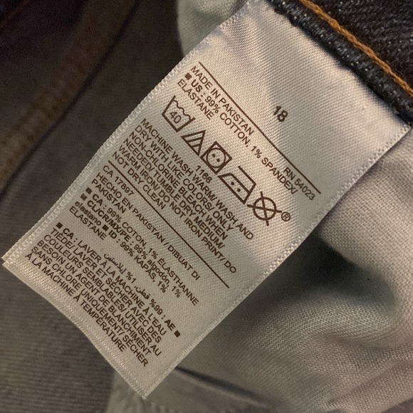 Old Navy Extra High Rise Sky Hi Straight Jeans Secret Slim Pockets Plus Size 18 - Picture 11 of 12